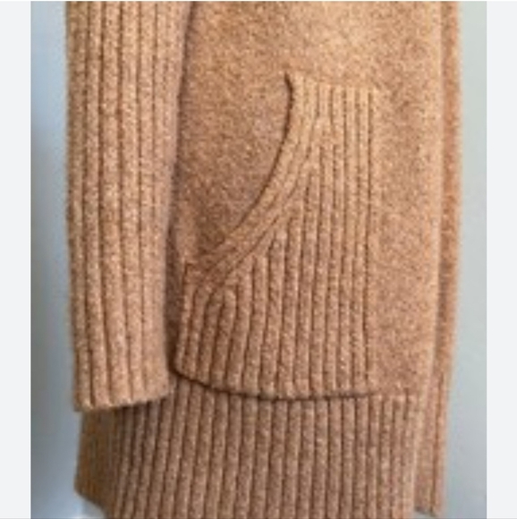 Christian Siriano Tan Women's Cardigan Size M - Picture 2 of 9